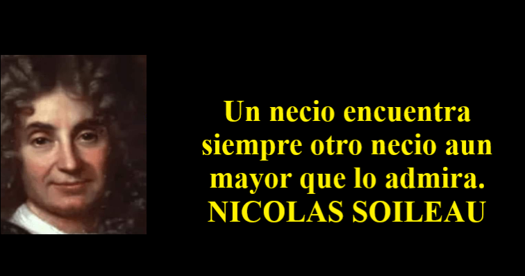 LO DIJO NICOLAS SOILEAU