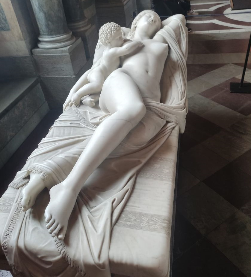 Hera (la diosa Juno en la mitología romana) amamantando a Hércules.