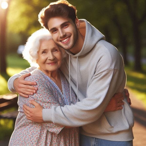 EL ABRAZO A LA ABUELA (MICRORRELATO)