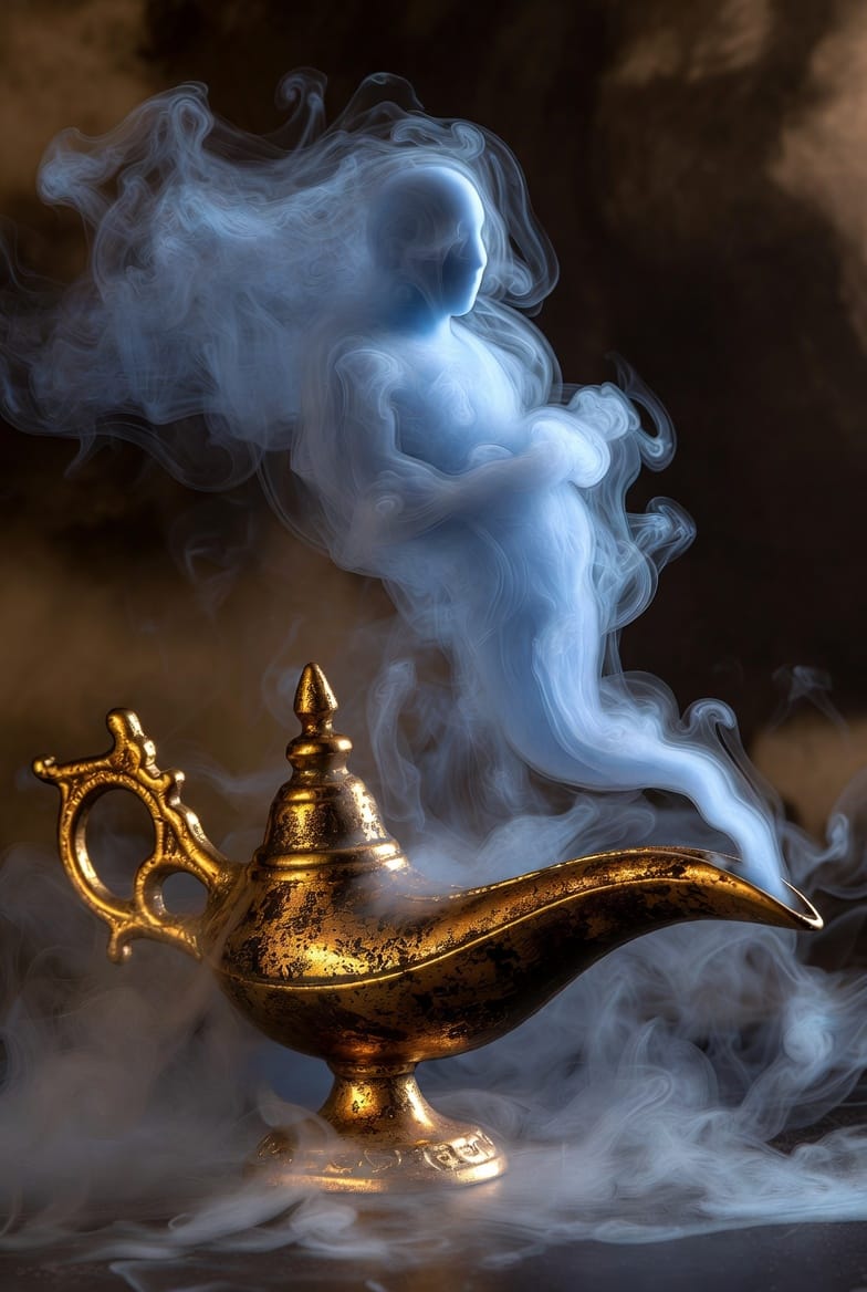 ANASTASIO POCACOSA ENCONTRÓ UNA LÁMPARA MARAVILLOSA (MICRORRELATO)