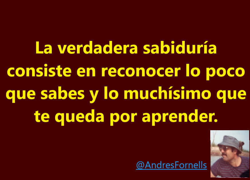 SOBRE RECONOCER LO POCO QUE SABEMOS (PÍLDORAS FILOSÓFICAS)