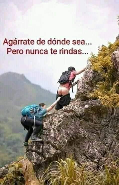 ¿RENDIRSE? ¡NUNCA! (HUMOR)