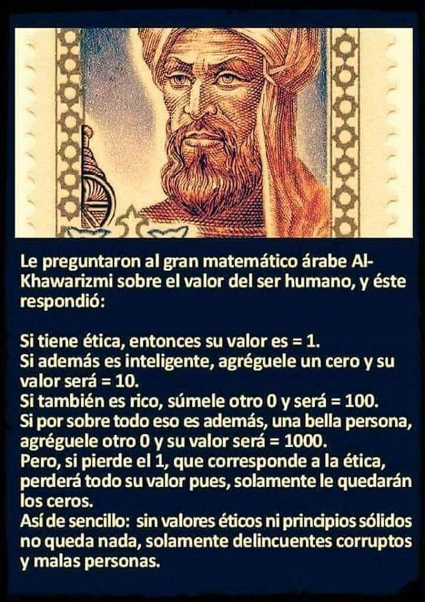 MAGISTRAL LECCIÓN SOBRE EL VALOR DEL SER HUMANO