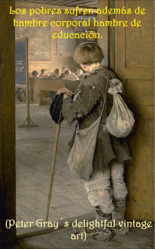 EL HAMBRE DOBLE DE LOS POBRES (PÍLDORAS FILOSÓFICAS)