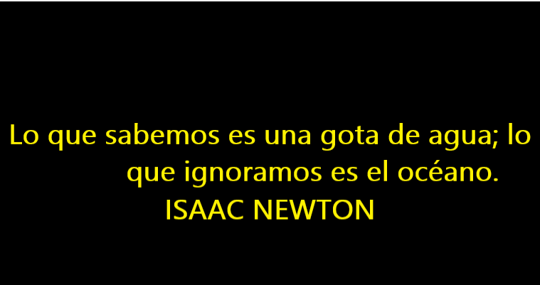 LO DIJO ISAAK NEWTON