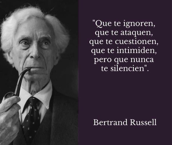 LO DIJO BERTRAND RUSSELL