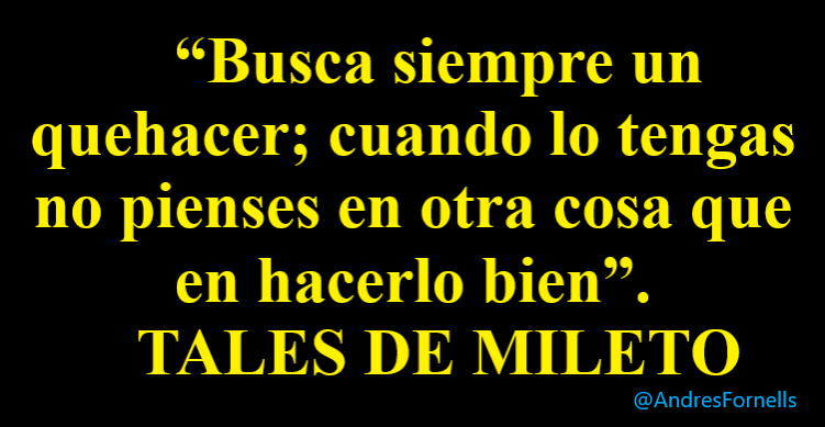 LO DIJO TALES DE MILETO