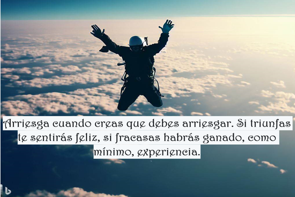 SOBRE ARRIESGARSE (PÍLDORAS FILOSÓFICAS)