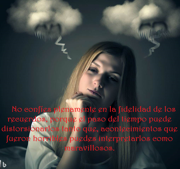 SOBRE DESCONFIAR DE LA FIDELIDAD DE LOS RECUERDOS (PÍLDORAS FILOSÓFICAS)