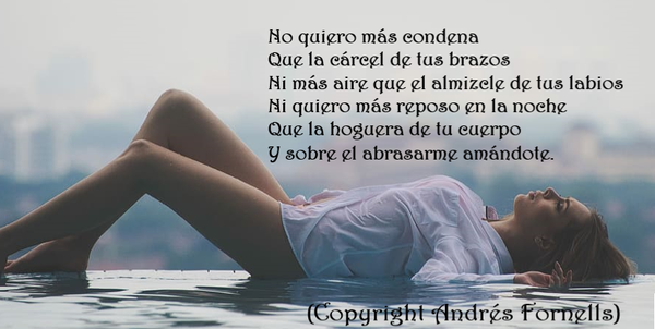 NO QUIERO MÁS CONDENA(POEMA)