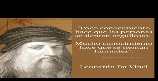 LO DIJO LEONARDO DA VINCI