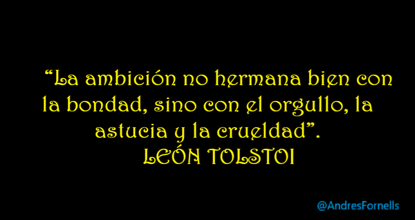 LO DIJO LEÓN TOLSTOI