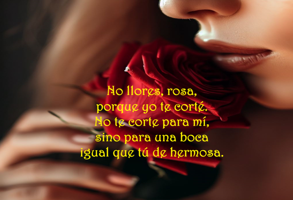 A UNA ROSA (POEMA)