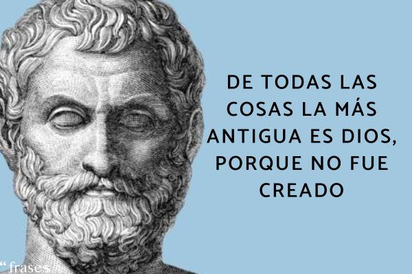 LO DIJO TALES DE MILETO