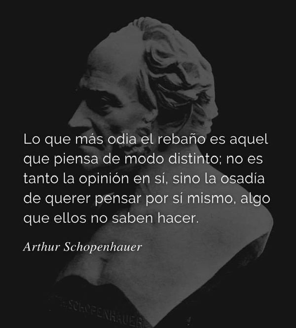 ASÍ LO DIJO ARTHUR SCHOPENHAUER