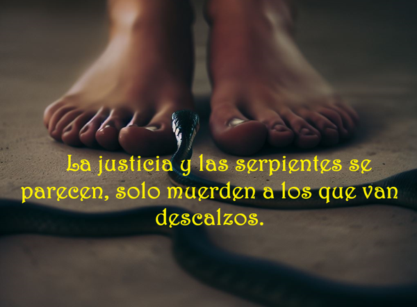 SOBRE LA JUSTICIA Y LAS SERPIENTES (PÍLDORAS FILOSÓFICAS)