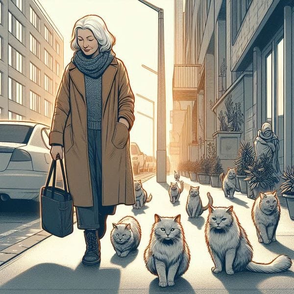 LA MUJER DE LOS GATOS (RELATO)
